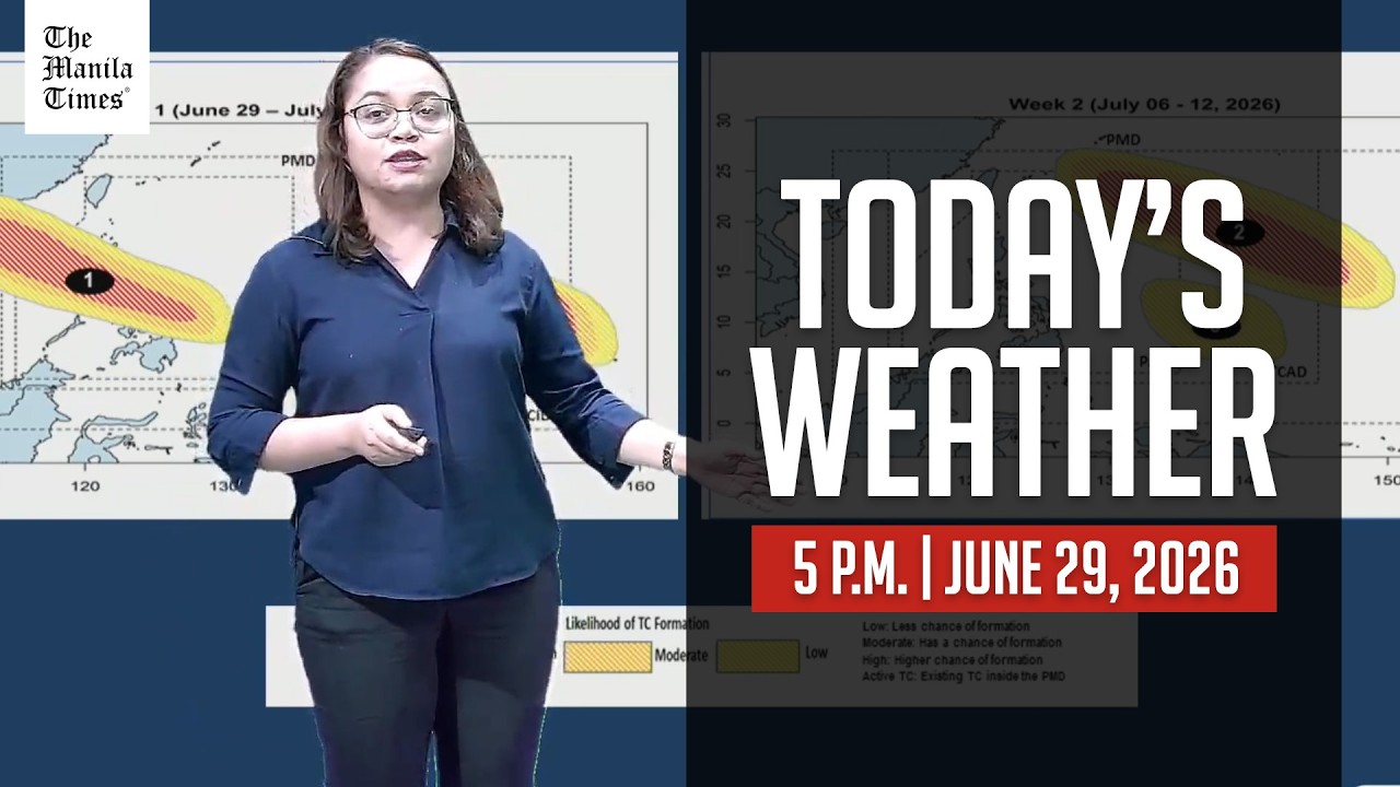 Today's Weather, 5 P.M. | Jun. 29, 2026