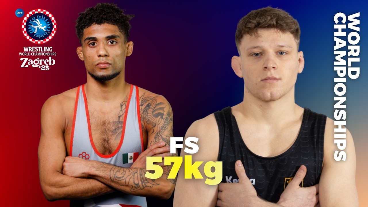Niklas STECHELE (GER) vs. Roman Guillermo BRAVO YOUNG (MEX). WORLD WRESTLING CHAMPIONSHIPS 2025. FS.