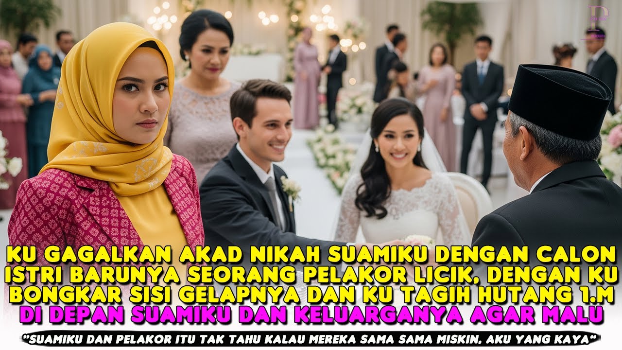 KISAH RUMAH TANGGA ❗ KU GAGALKAN RESEPSI SUAMIKU DENGAN PELAKOR, KU BONGKAR SISI GELAP MEREKA SEMUA