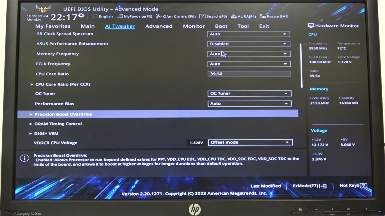 ASUS серии B550: настройка Precision Boost Overdrive для максимальной производительности!