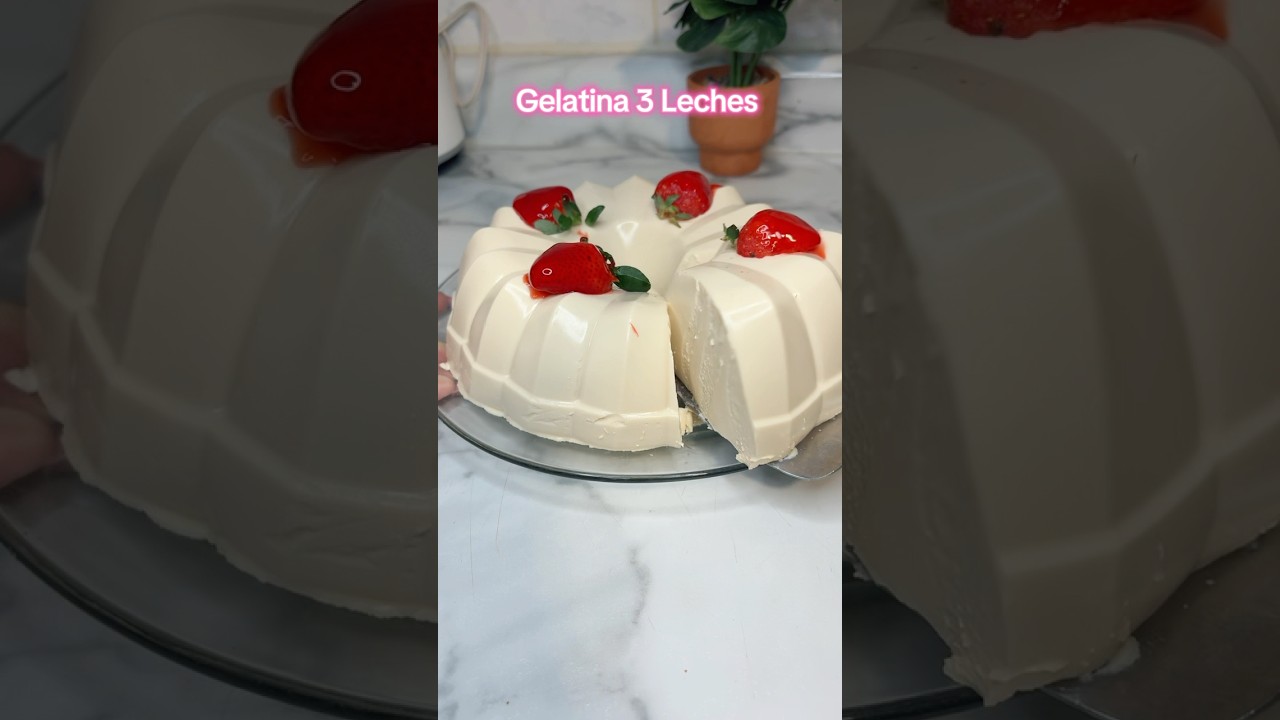 Gelatina 3 leches #gelatinas