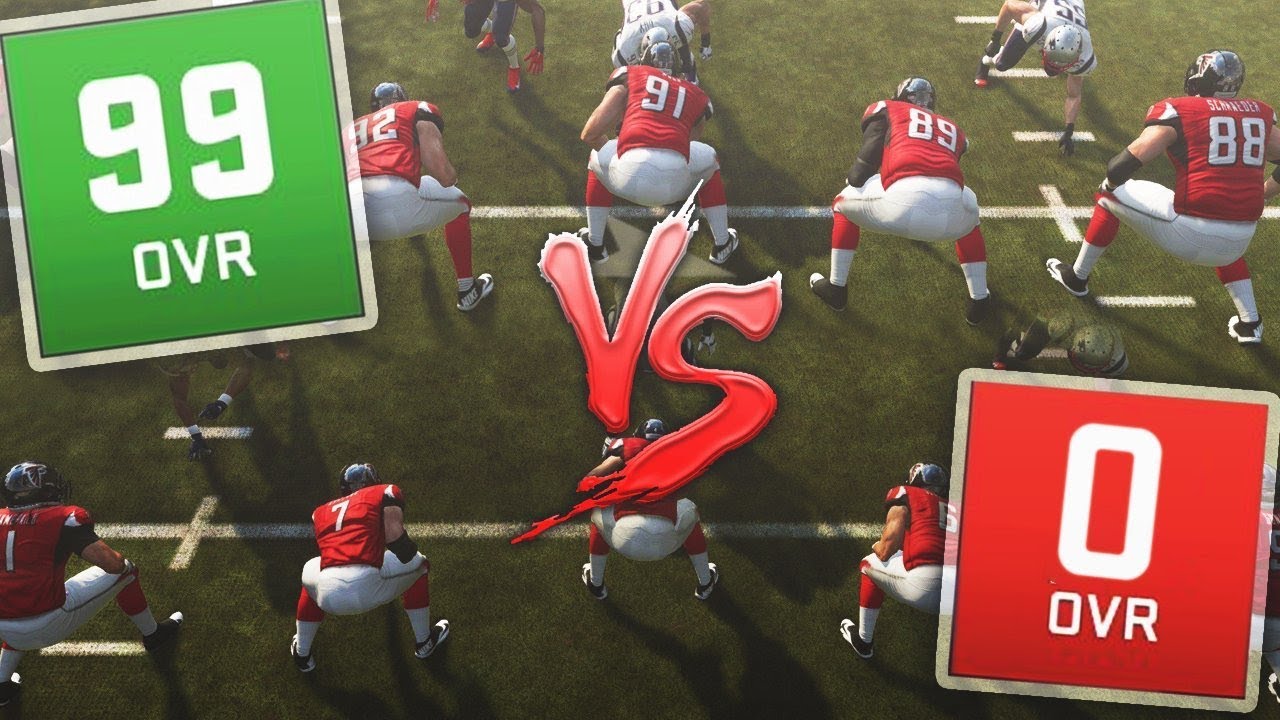 Is There A Difference Between A 99 Overall & 0 Overall Offensive Line in Madden 19?