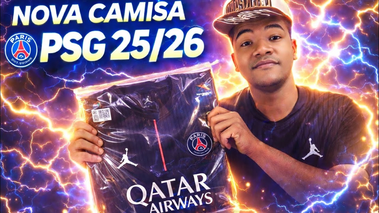 Camisa 4 PSG 25/26 Direto da Hubbuycn. Bela Camisa 