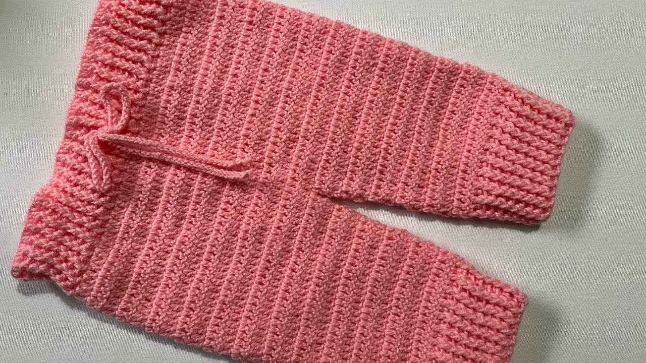 CALÇA CROCHÊ BEBÊ 0 a 3 MESES PASSO A PASSO /PARTE 0 1