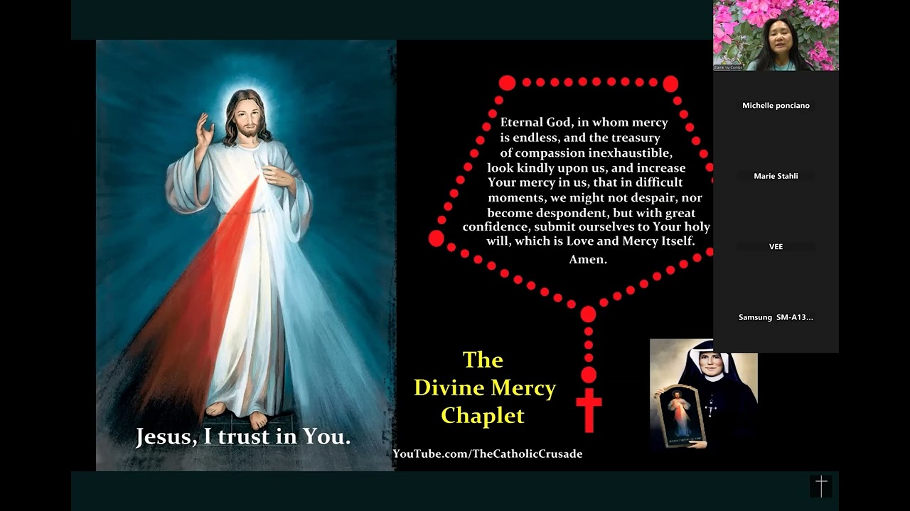 Join us in prayer through Divine Mercy, Spiritual Adoption, St. Michael, and Prayers That Work...