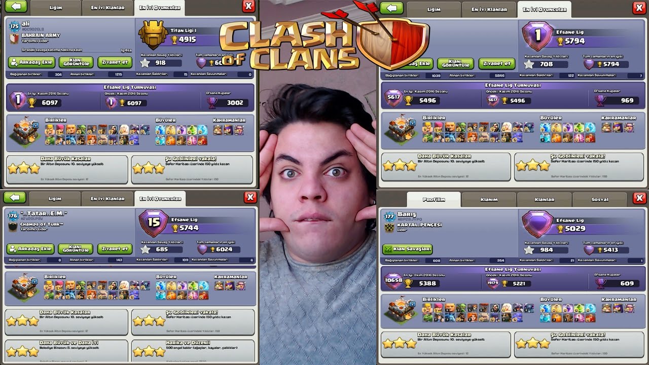 K&Ouml;Y İNCELEMERİ #10 (SİNİRLENDİM) Clash of Clans