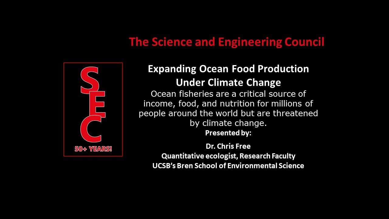Expanding Ocean Food Production Under Climate Change   3 9 22