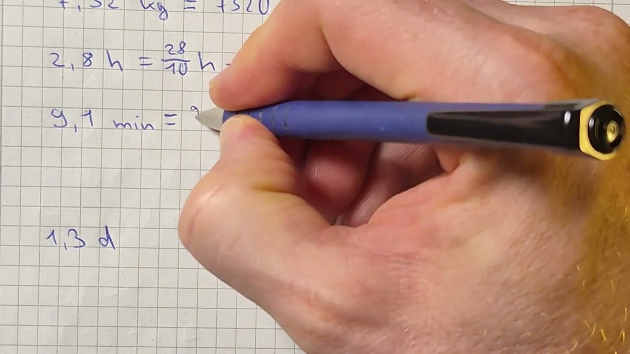 Mathe Klasse 6: Dezimalzahlen bei Zeiten