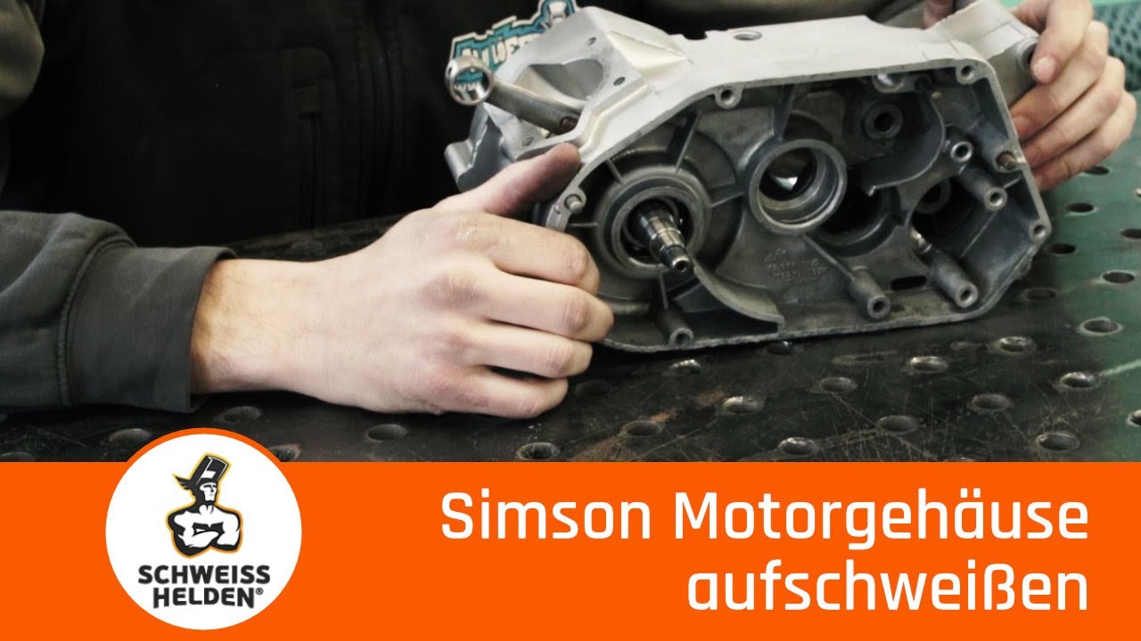 Simson Motorgehäuse aufschweißen | Aluminium Schweißen mit Erik Folge 2