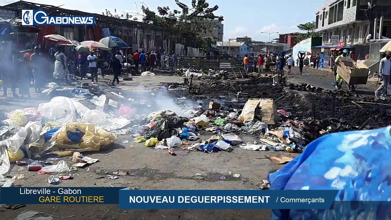 GABON / LIBREVILLE : Nouveau déguerpissement des commerçants de la gare routière
