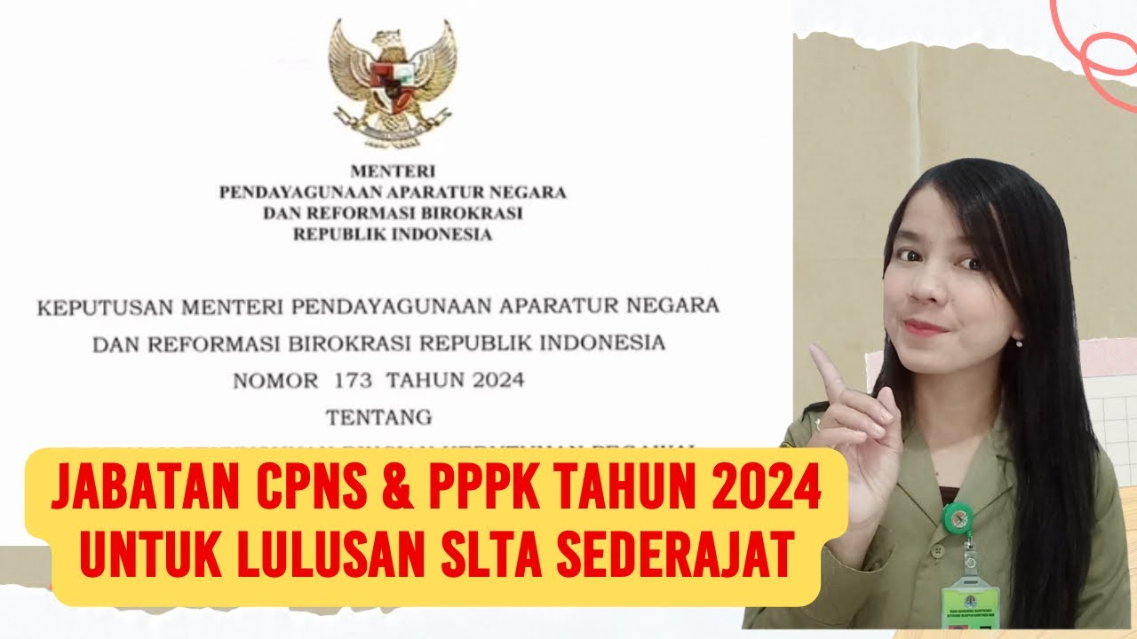 CPNS PPPK UNTUK LULUSAN SMA / SLTA
