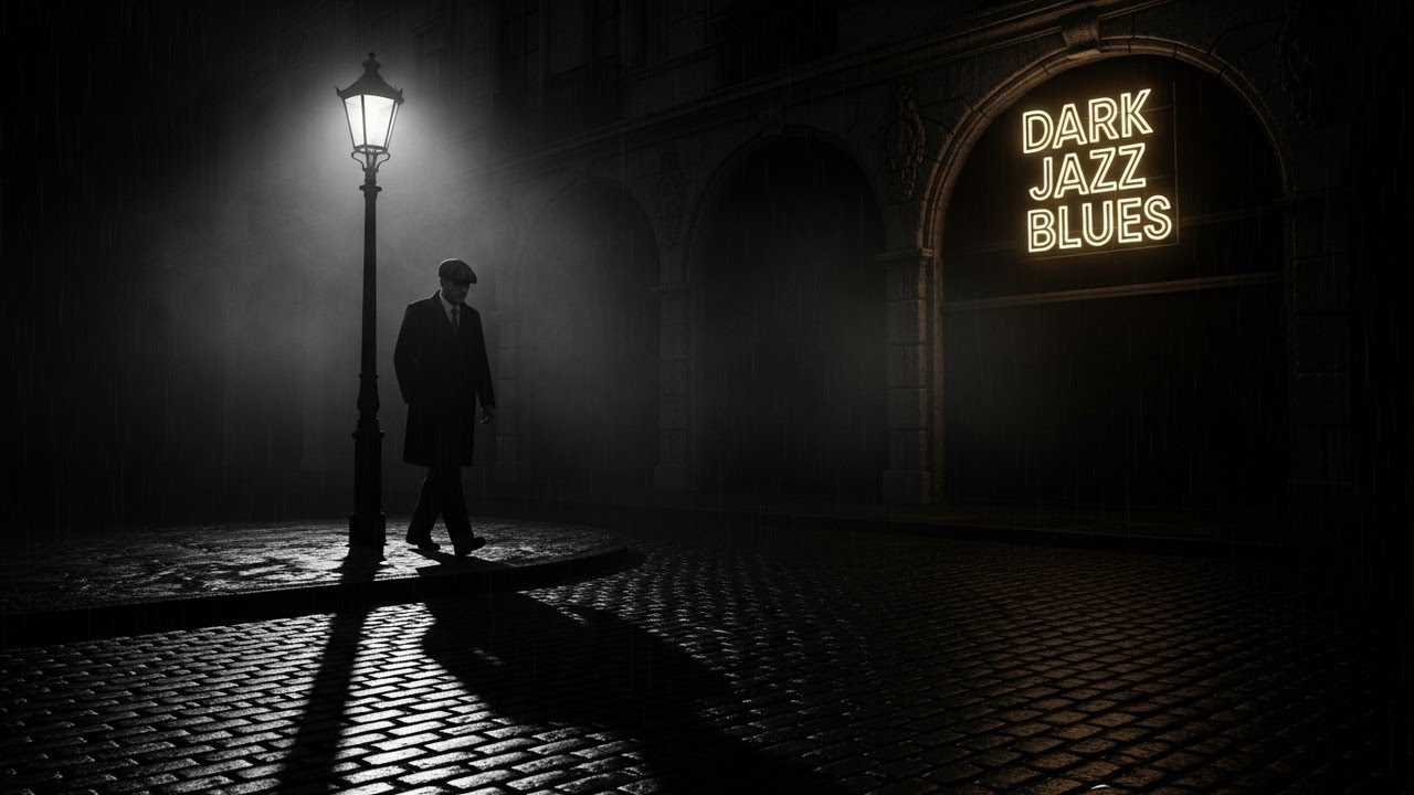 Vintage Blues Noir Study – Dark Music for Relaxing, Work & Whiskey Lounge