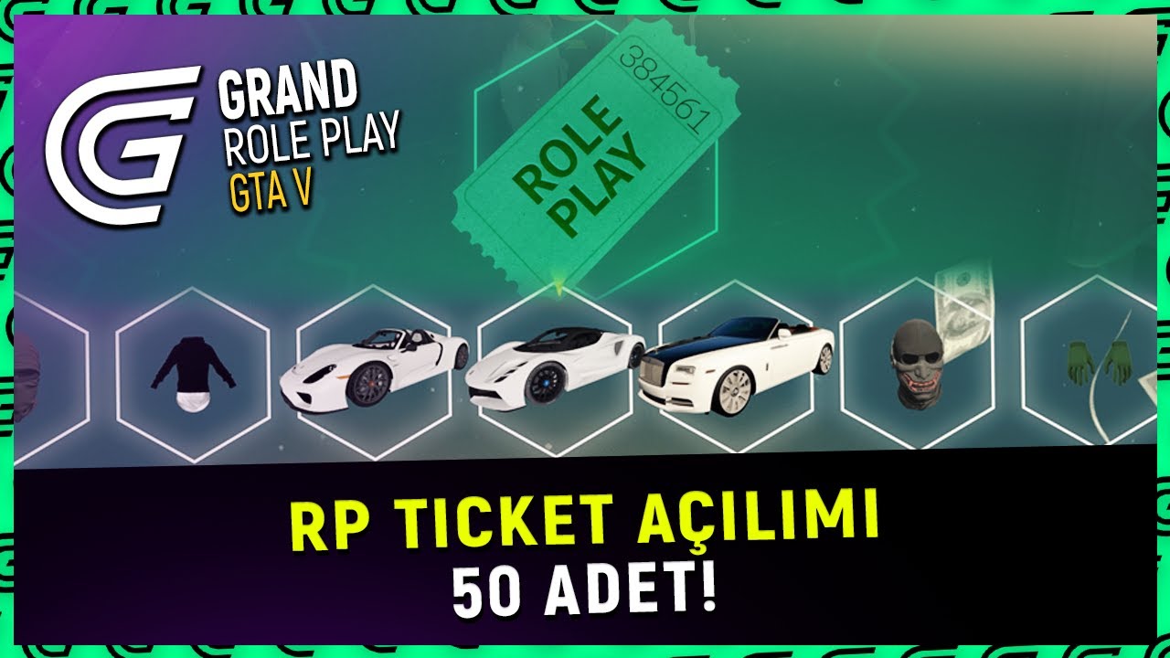 50 ADET RP TICKET AÇILIMI! - (15m Değerinde! & Neler Çıktı?)