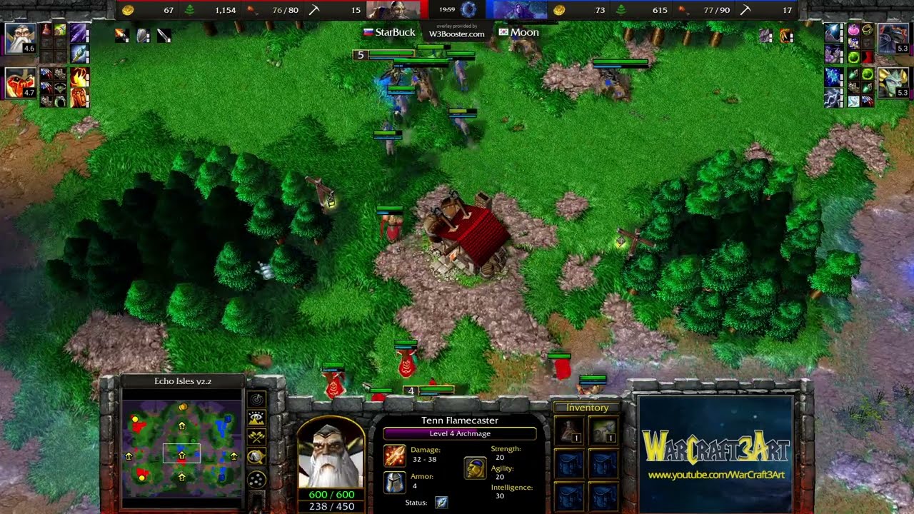 Moon(NE) vs Starbuck(HU) - Warcraft 3 Classic - RN8880