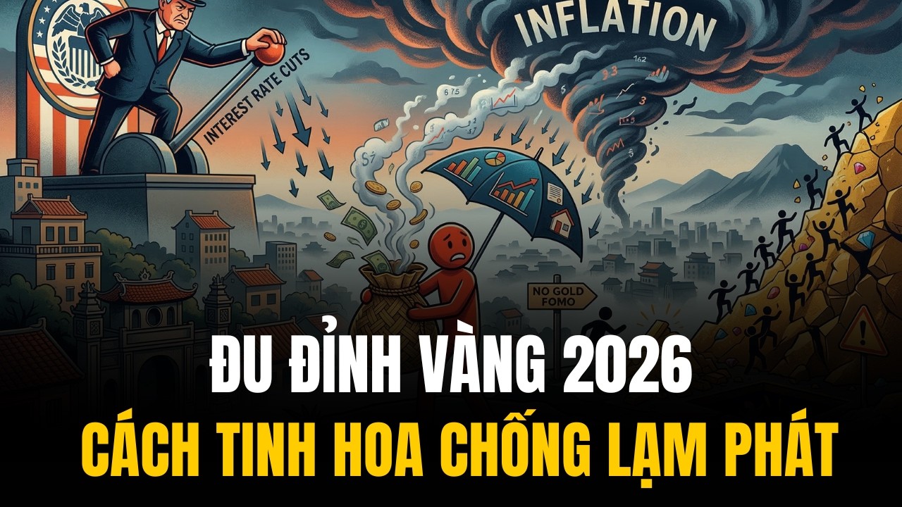 Cách BẢO VỆ VÍ TIỀN Khi FED Giảm Lãi, ĐỪNG FOMO VÀNG Nữa | LẠM PHÁT Bốc Hơi Tiền Tiết Kiệm Bao Nhiêu