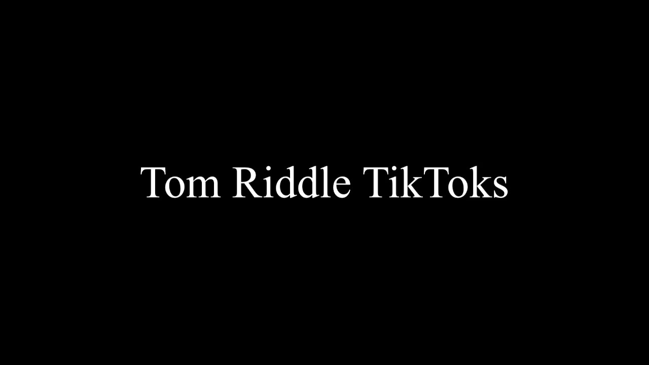 Tom Riddle x Y/n TikTok POV
