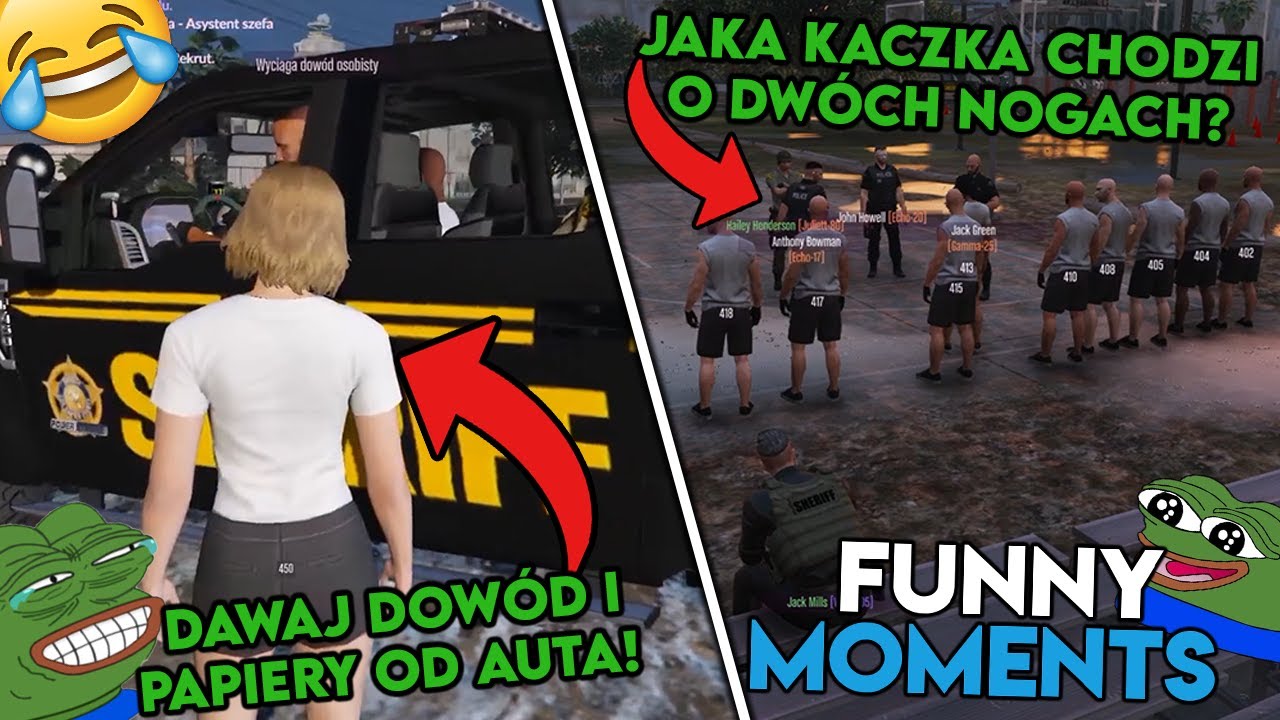 DAWAJ DOWÓD I PAPIERY OD AUTA! | JAKA KACZKA CHODZI O DWÓCH NOGACH? |😂GTARP😂| Funny Moments#356🔥