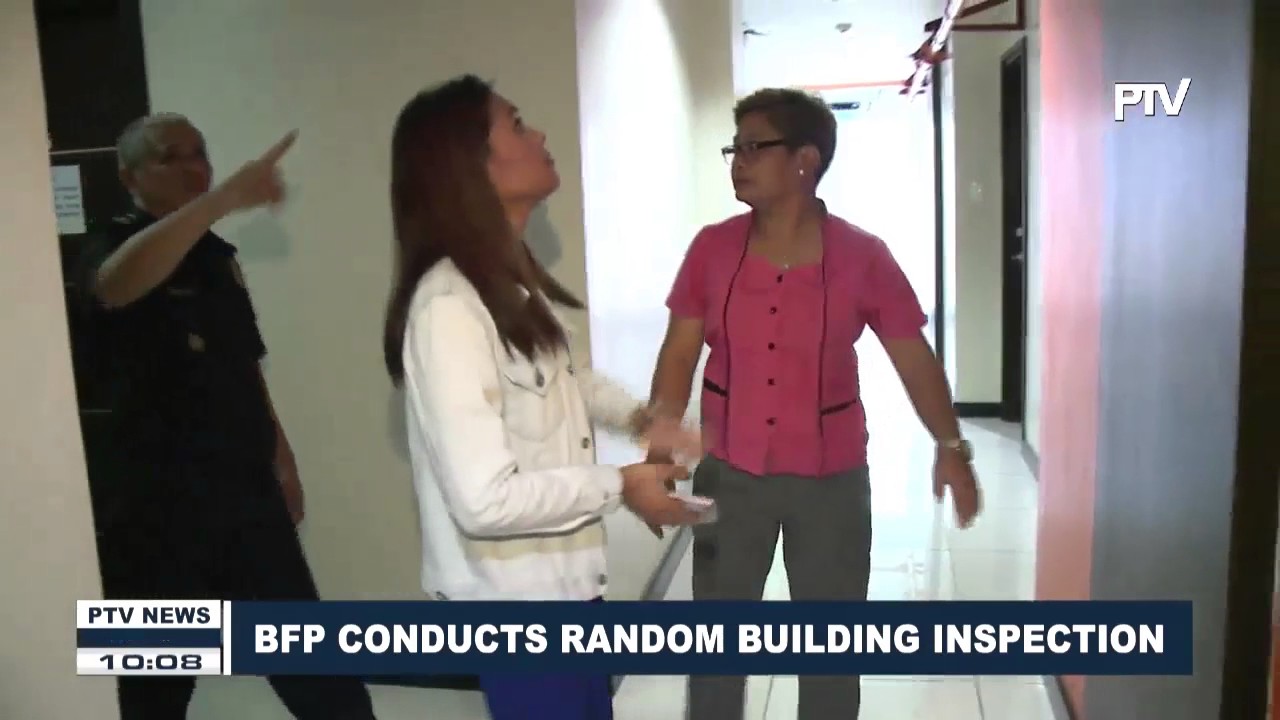 BFP conducts random building inspection