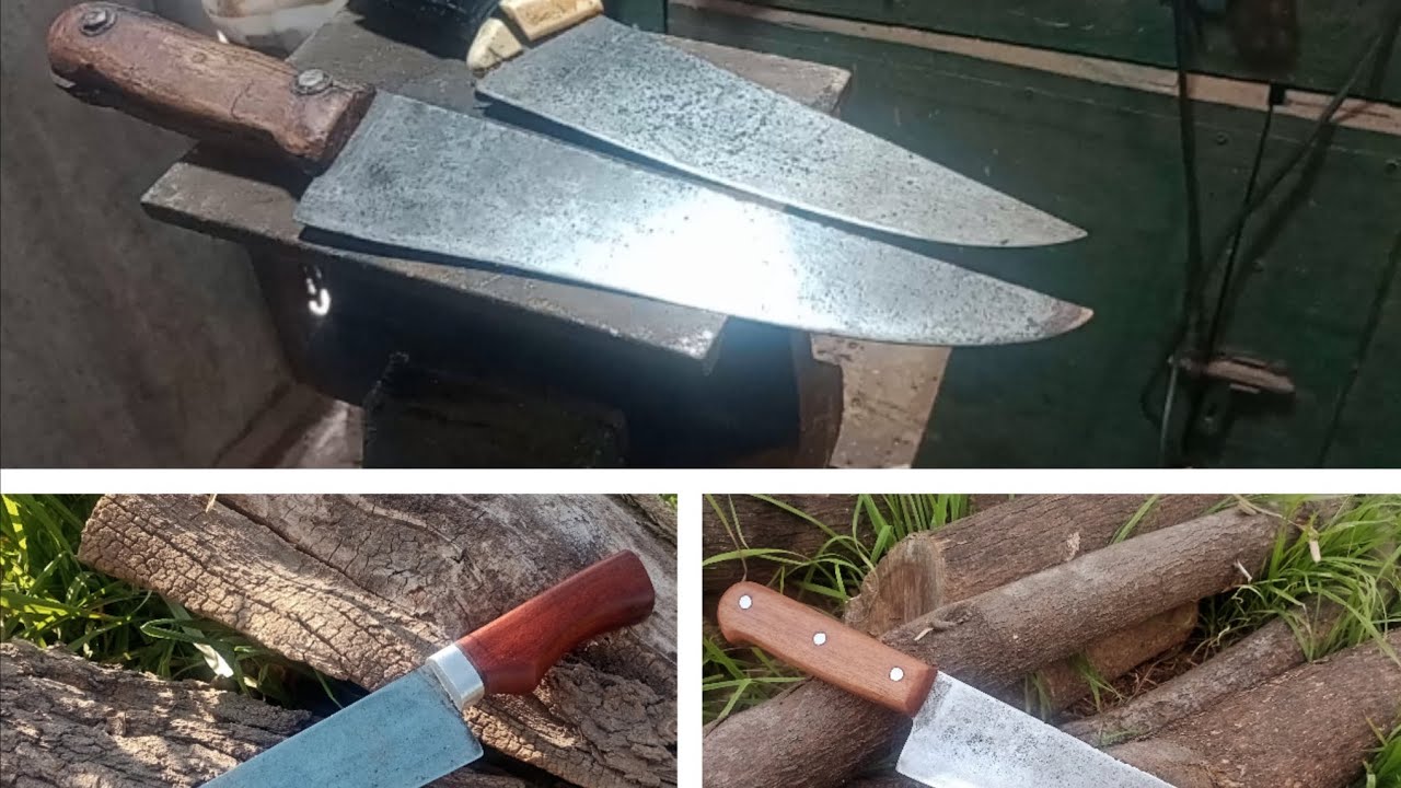 Restauración de viejos cuchillos.