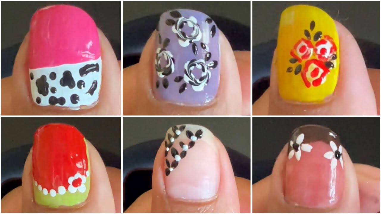 ✨ DIY Nail Art with Household Items 🧷 || Beginners Friendly & Aesthetic Designs 