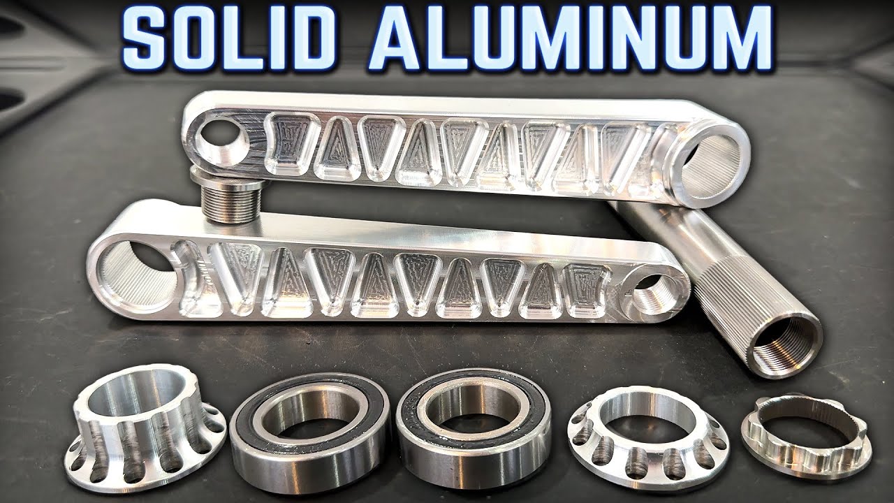 New SOLID ALUMINUM BMX Cranks - Unboxing / First Impressions