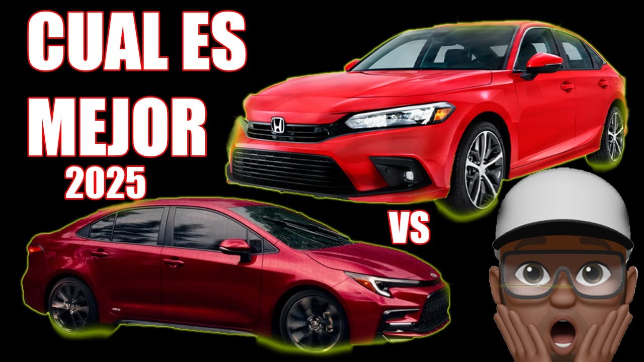 ¿Cuál Comprar en 2025? Honda Civic vs Toyota Corolla – Comparativa Completa