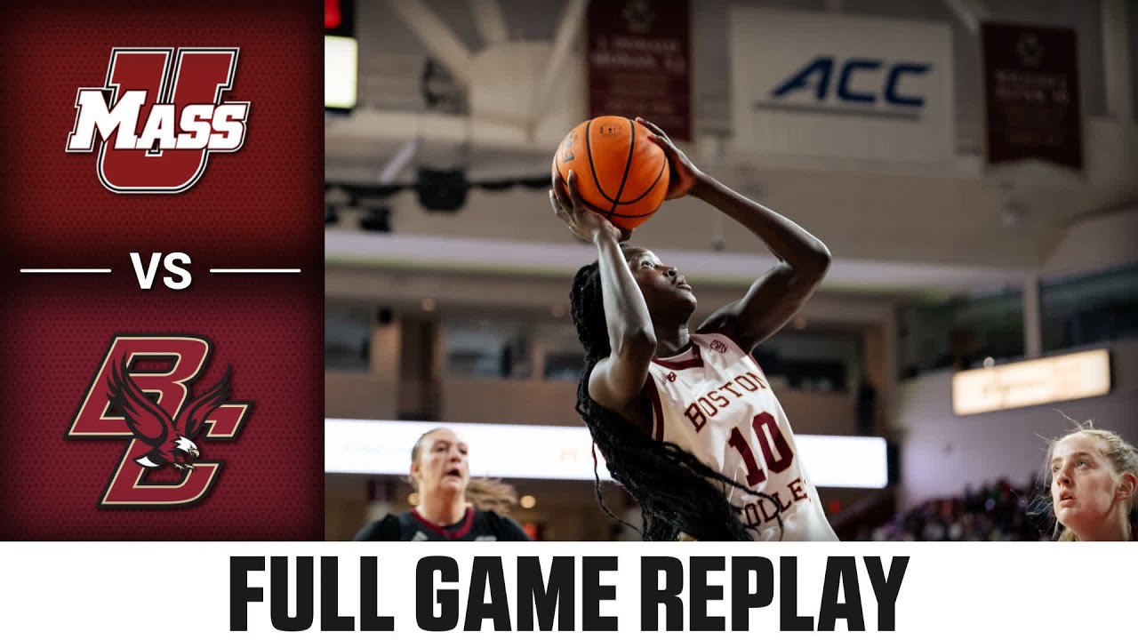 UMass vs. Boston College Full Game Replay | 2024-25 ACC Women's Basketball