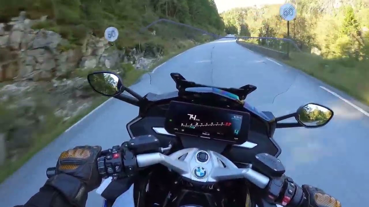 BMW K 1600 GT 2022. Driving from Flekkefjord to Hauge i Dalane in Norway.