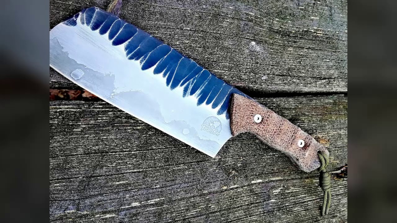 Making bushcraft kitchen knife 🍁