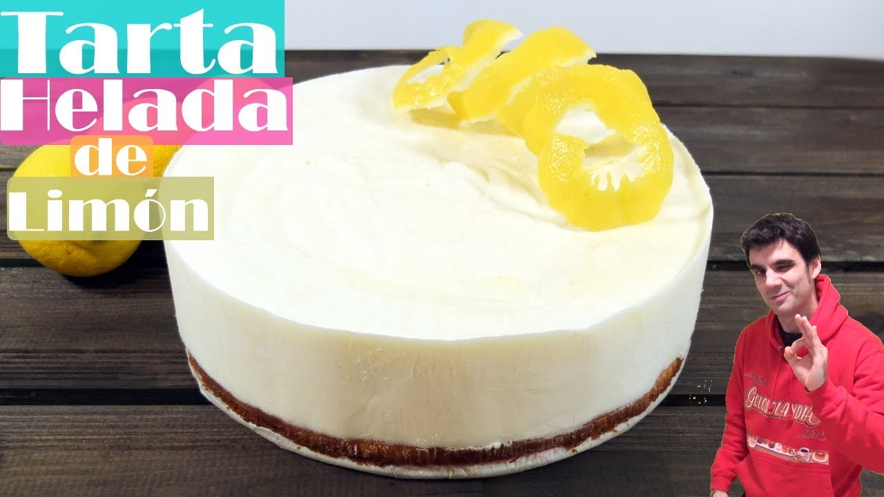 TARTA HELADA de LIMÓN😍🍋😋 LA MAS REFRESCANTE FÁCIL y DELICIOSA , Receta # 336