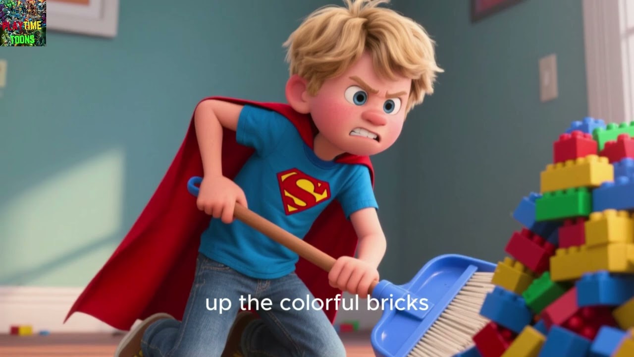 🚨 CODE RED! BEDROOM CLEANUP! Super Kid VS The Mess Monster! (Kids Chore Challenge)