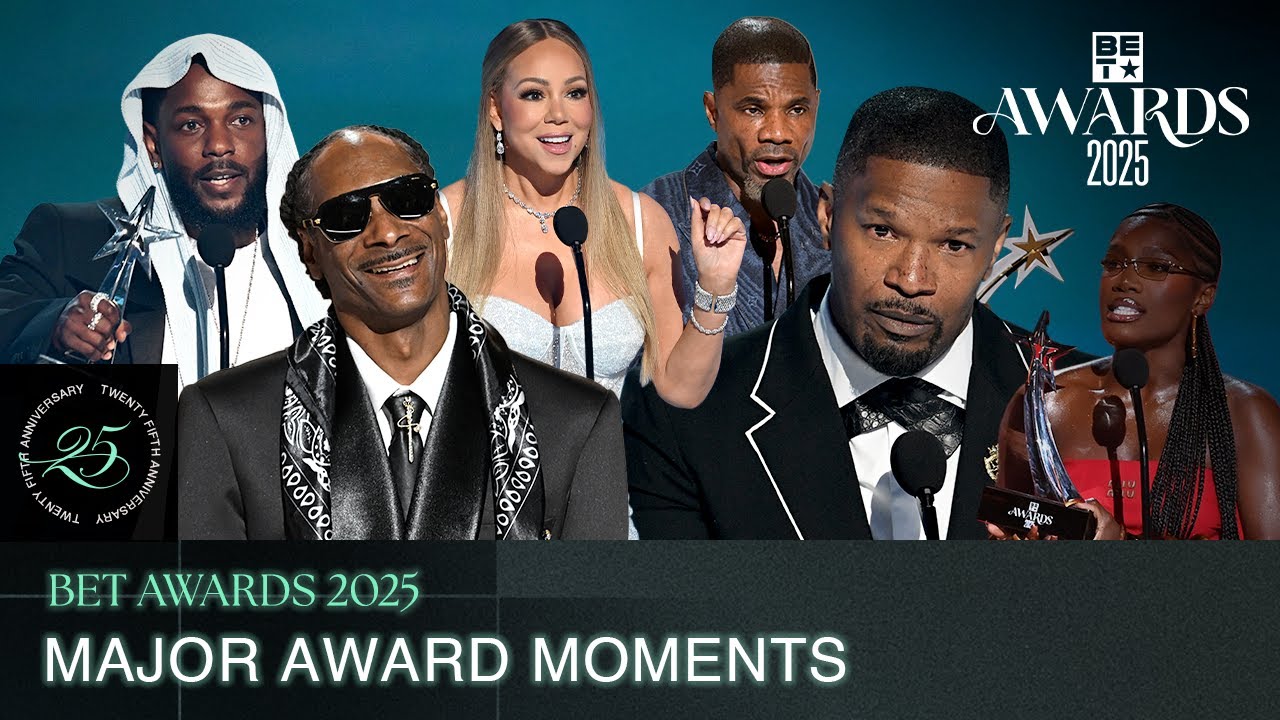 Jamie Foxx, Kendrick Lamar, Mariah Carey, Snoop & More Own Big Award Moments | BET Awards ’25