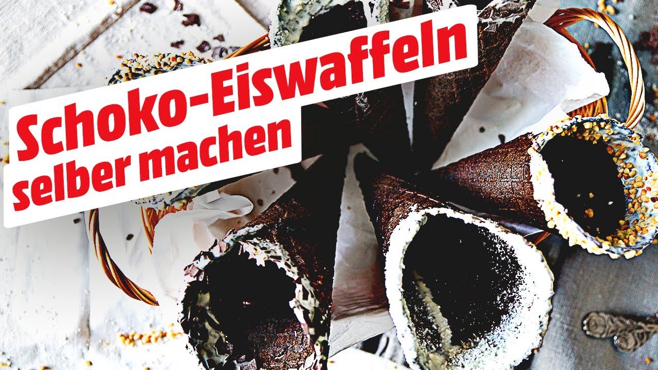 Schoko-Eiswaffeln selber machen • Koch-Mit