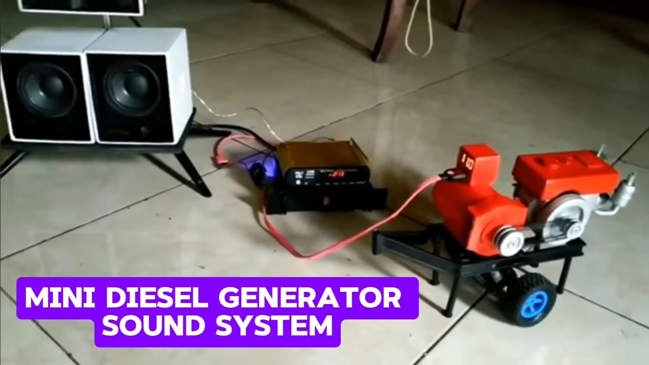 mini diesel generator test