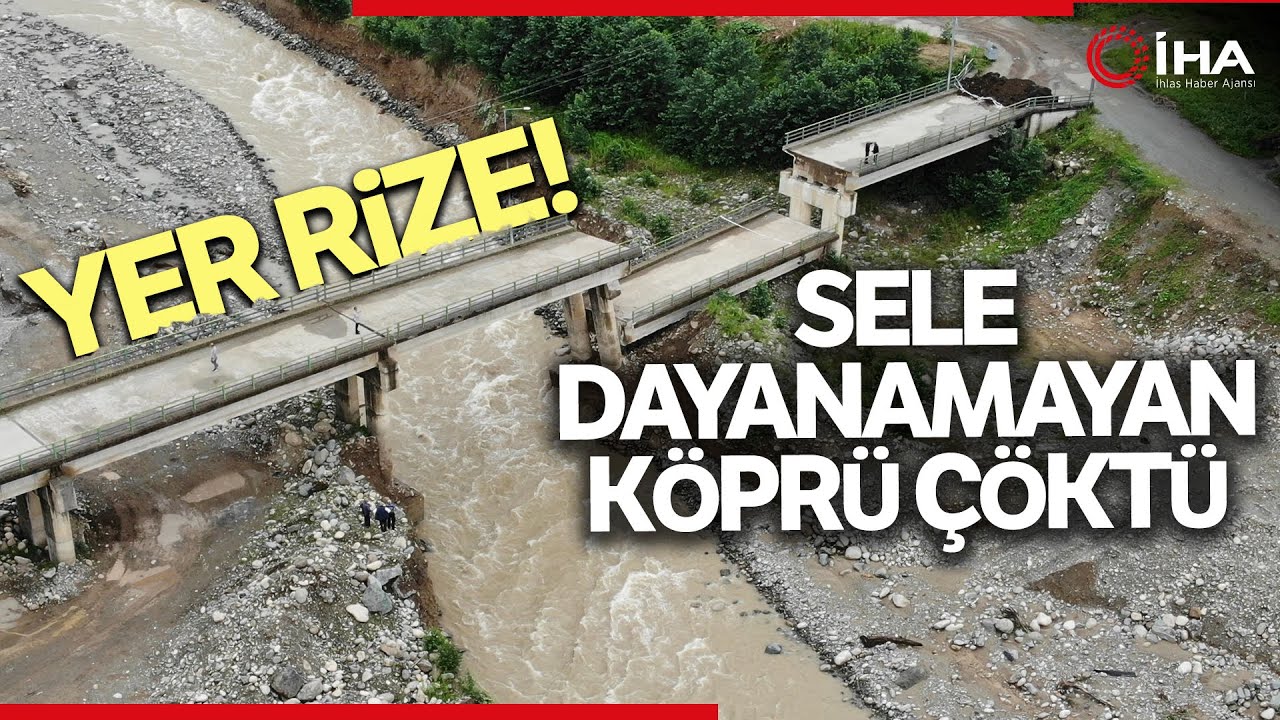 Dereden Alınan Kum ve Çakıl Köprünün Çökmesine Neden Oldu