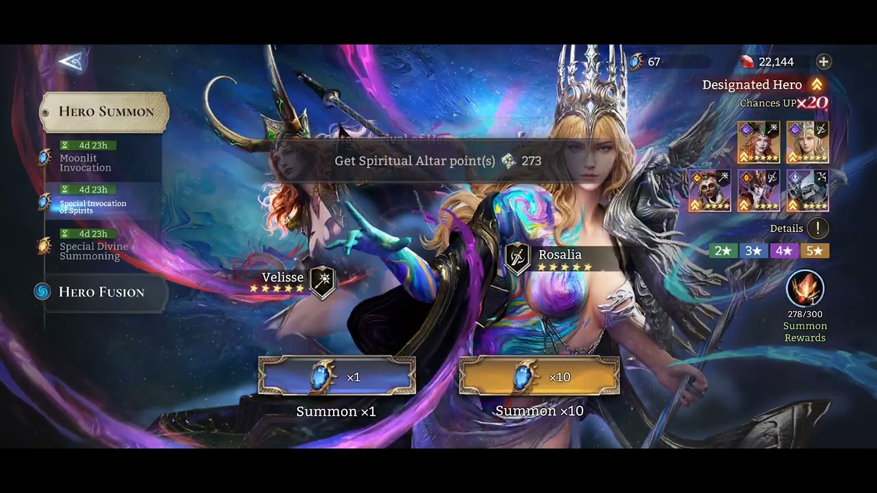 Pulling for Rosalia watcher of realms