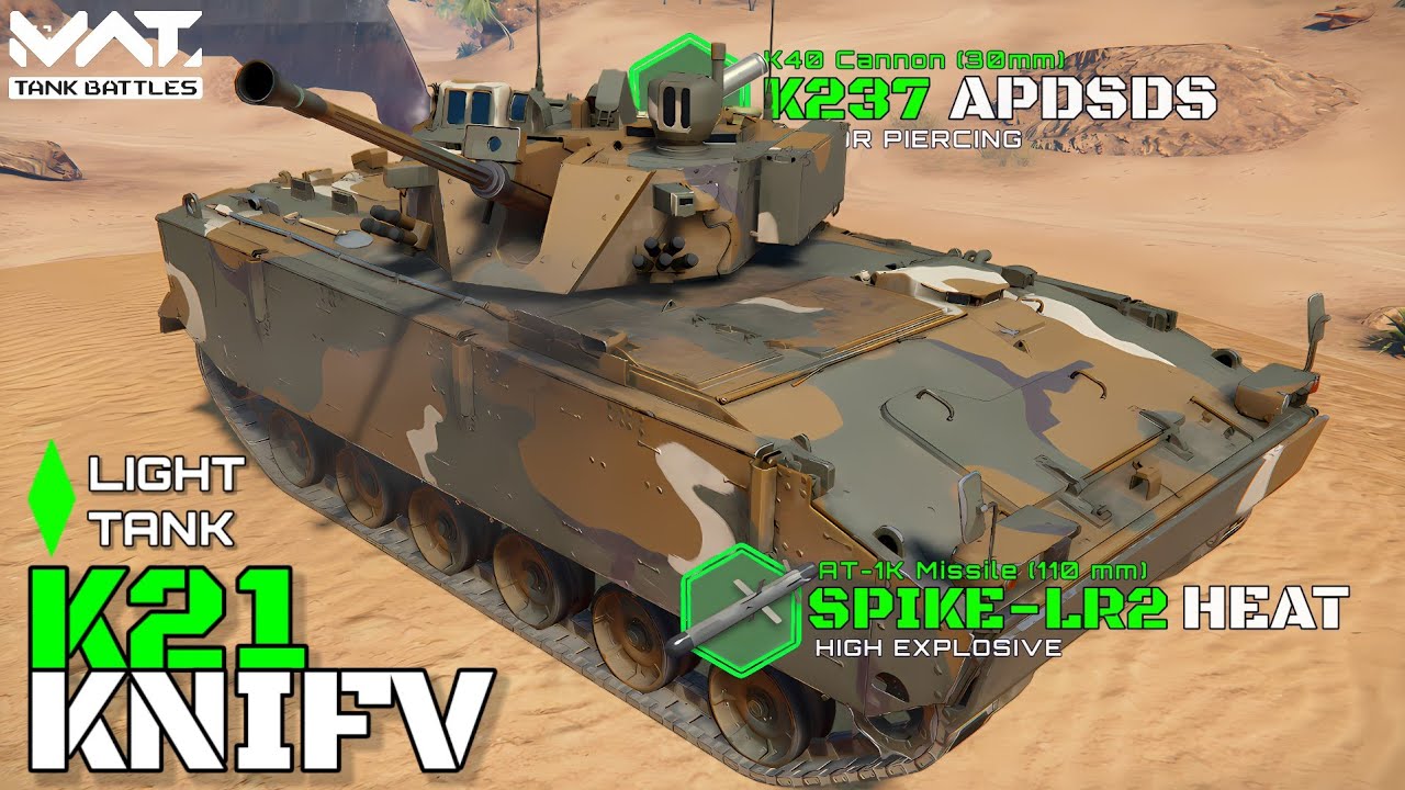 KF-21 KNIFV Light Tank! Next Event Free Vehicle! - MWT Tank Battles 