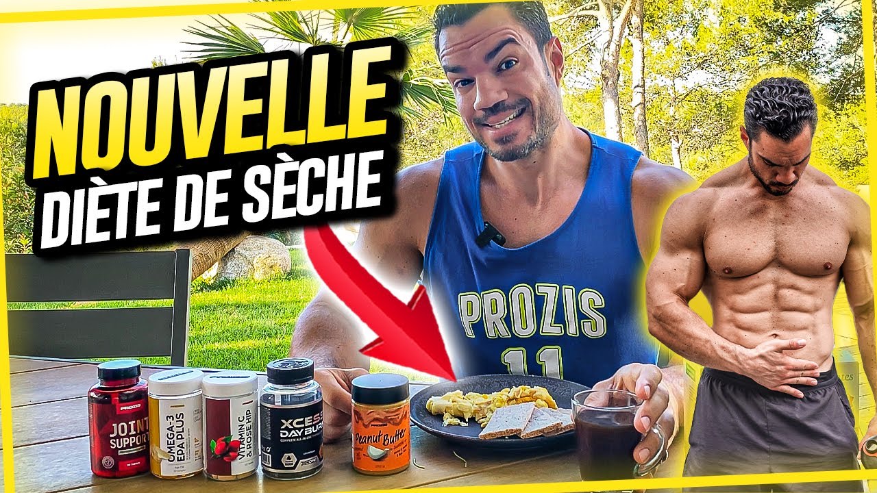 MA DIÈTE DE SECHE pour atteindre mon MEILLEUR PHYSIQUE à 40 ANS ! 24 H dans mon assiette 🍽