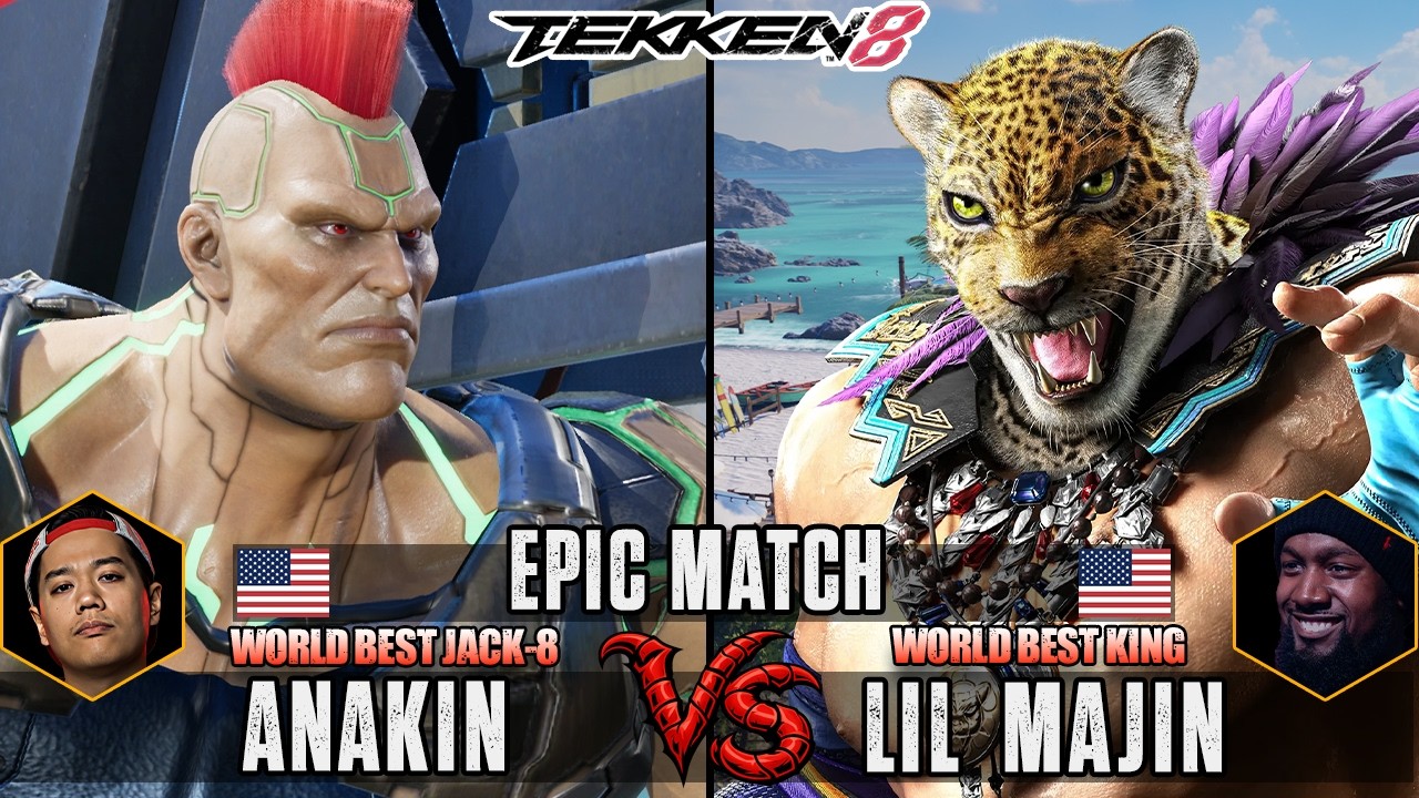 Tekken 8  ▰  Anakin (Jack 8) Vs Lil Majin (King) ▰ Ranked Matches!