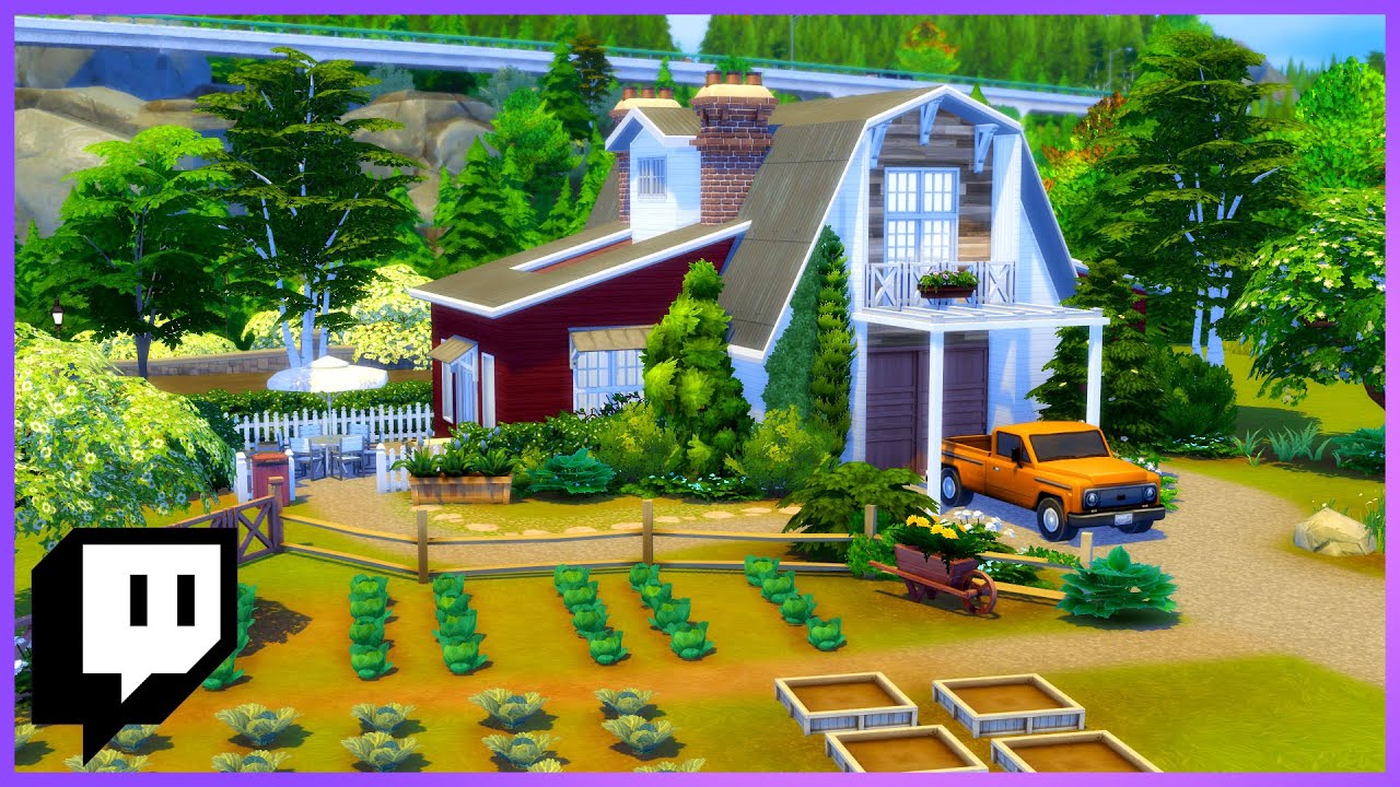 Building a Modern Farm in The Sims 4 (Streamed 05/26/21)