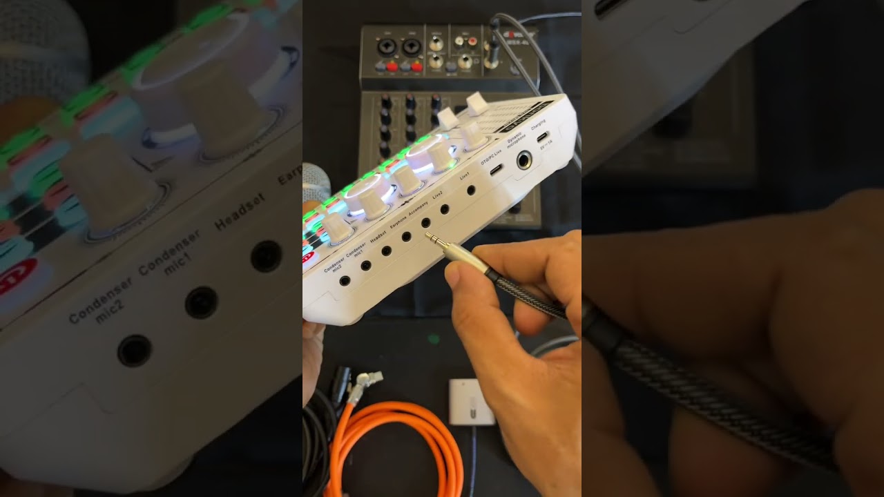 Tutorial pemasangan Mixer ke soundcard untuk Live tiktok