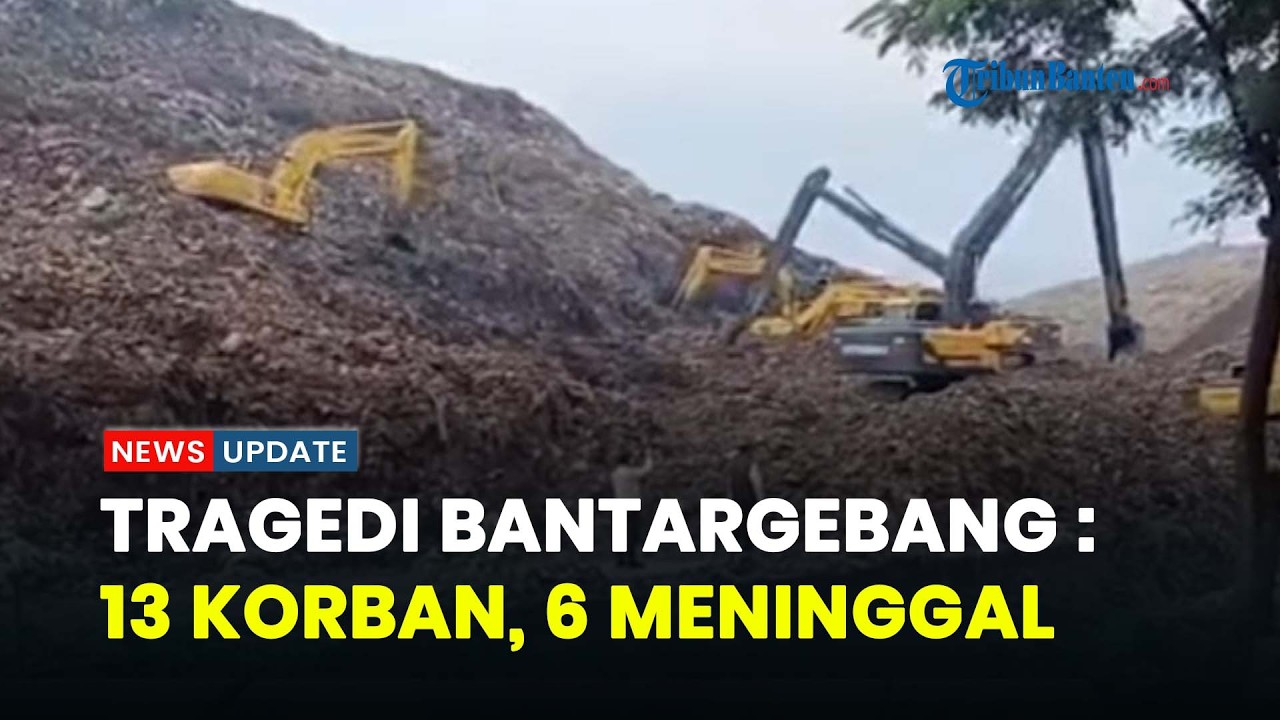 Jumlah Korban Longsor Gunungan Sampah di Bantargebang Bekasi Menjadi 13 Orang: 6 Orang Tewas