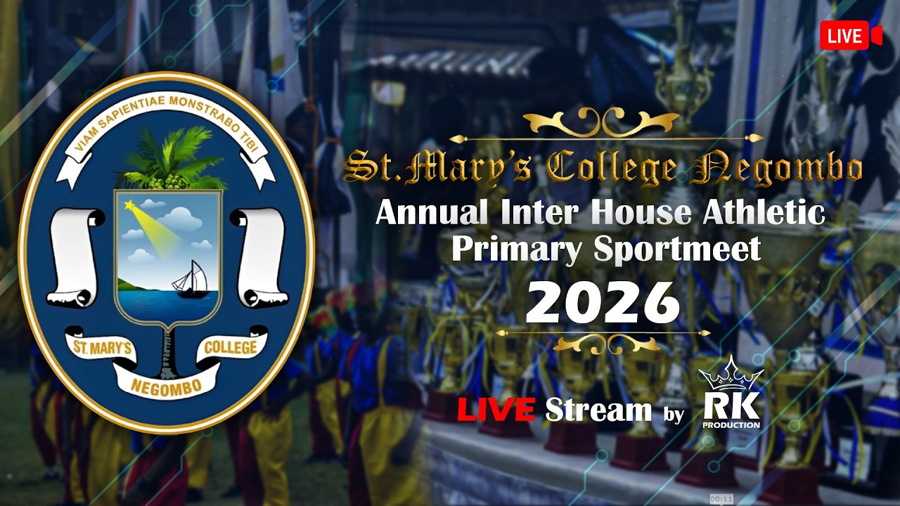 St. Mary's College, Negombo  Primary Inter-House Athletic Meet 2026 🏃‍♂️🎈