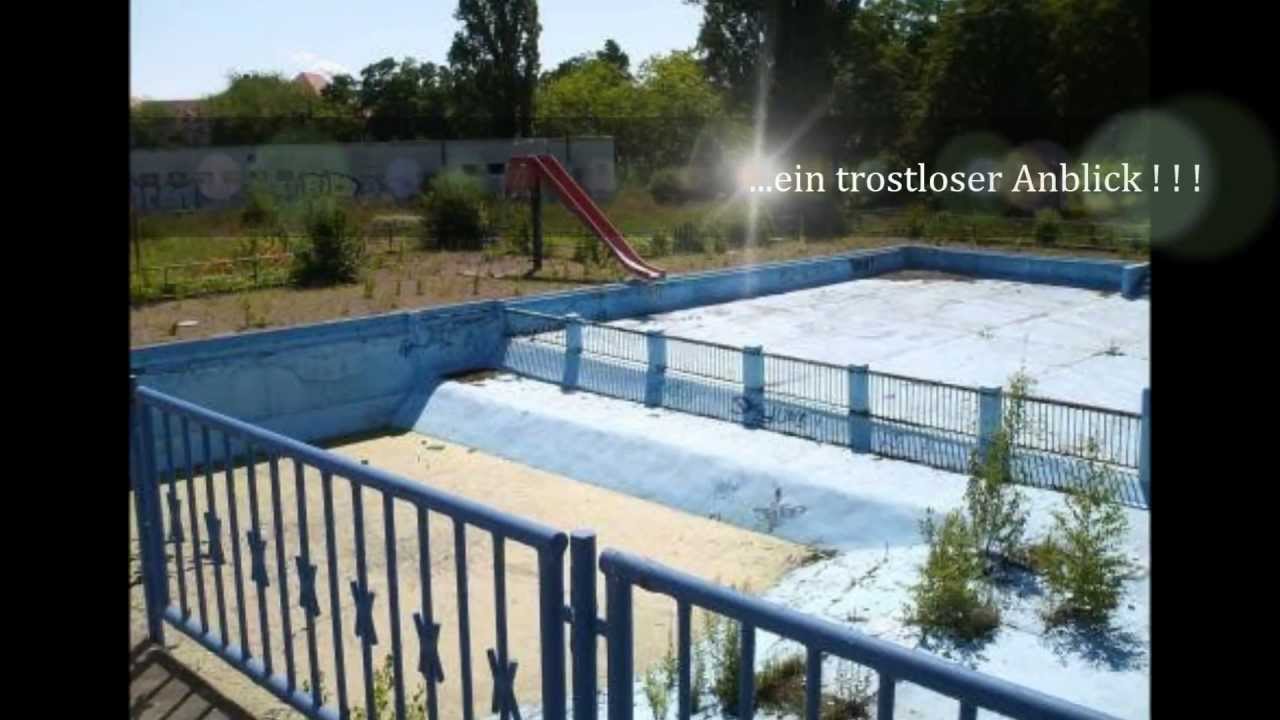 Halle Saale  Sommerbad Ammendorf, Verfall unserer Sommeroase