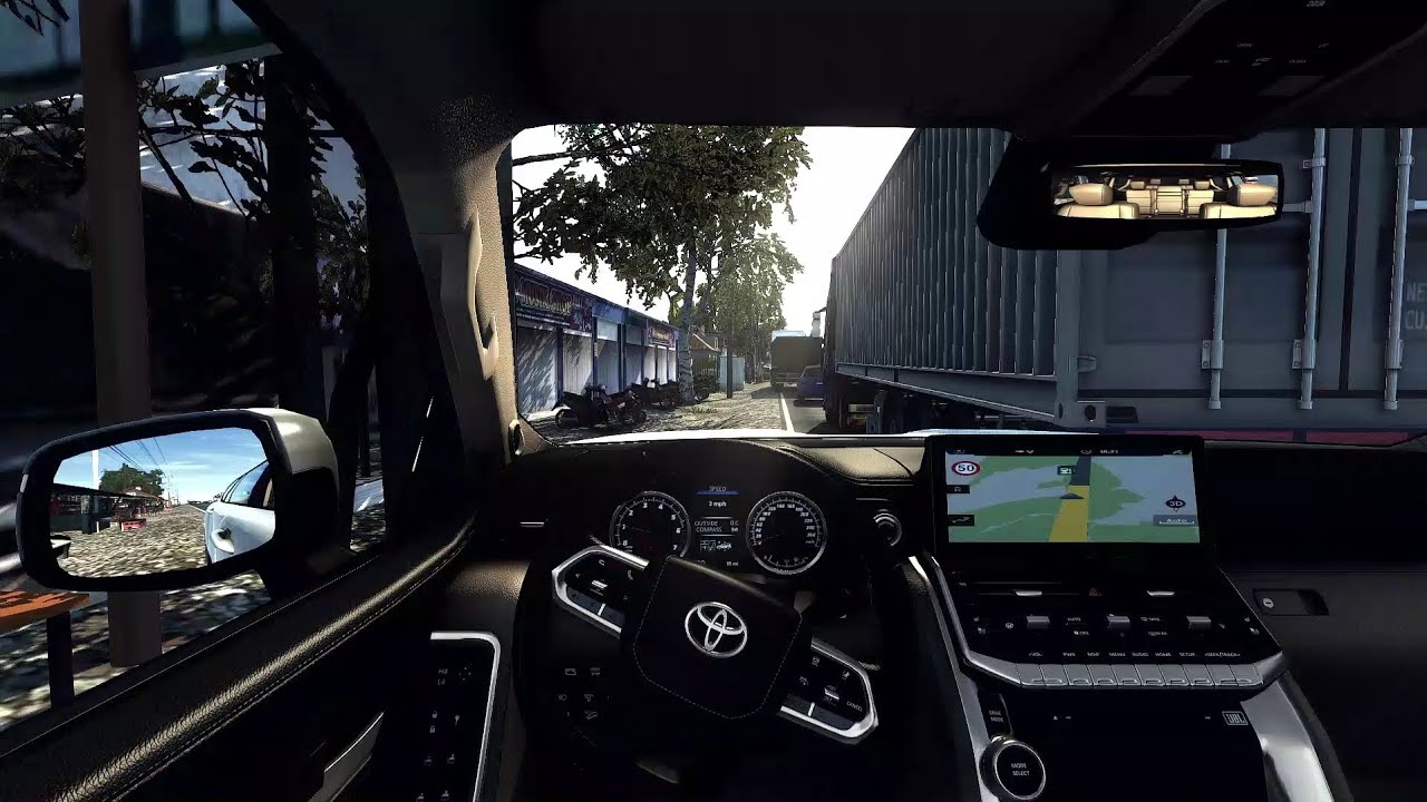 Toyota Land Cruiser 300 2022 | JATENG V3 Map - Euro Truck Simulator 2 | Ultra Realistic Gameplay 