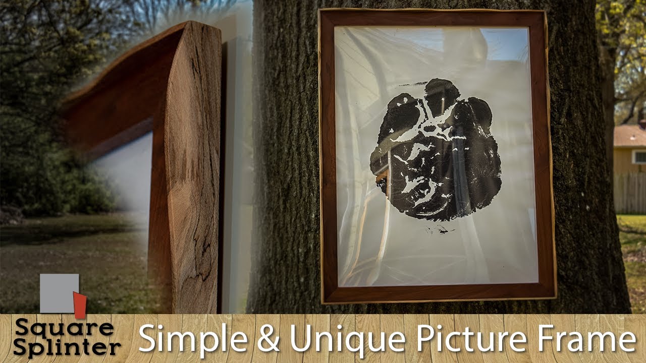 Simple and Unique Hard Wood Picture Frame