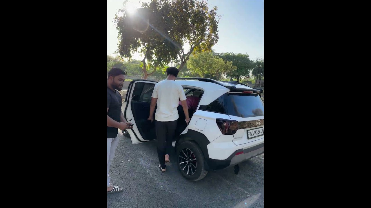 Suspension Travel In Exter😱 #car #automobile #exter #hyundai #viralshort