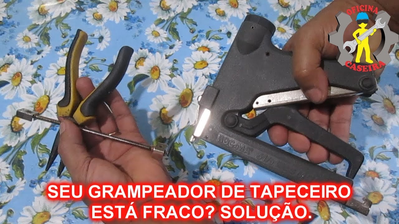 Grampeador de Tapeceiro, Como dar mais Pressão.