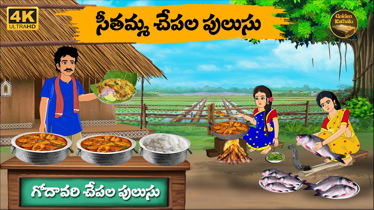 సీతమ్మ చేపల పులుసు -Telugu stories - Golden Kathalu 27 - Neethi Kathalu - Telugu Moral Stories