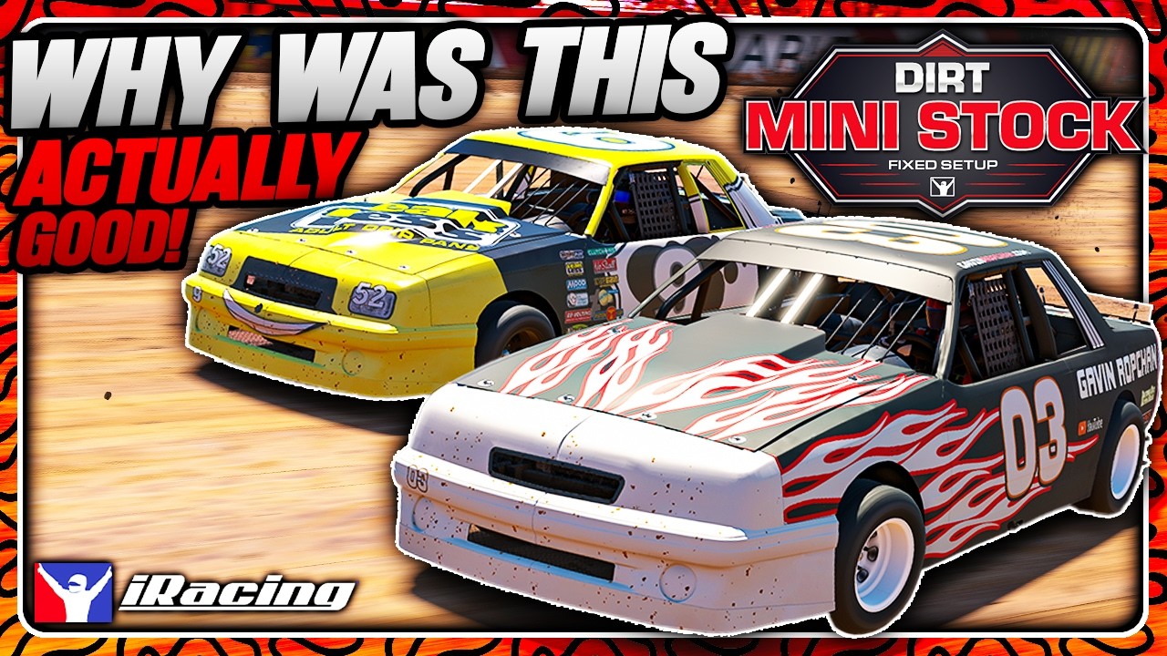 Мини-стоки на трассе Ланье | iRacing Dirt
